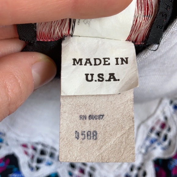 Vintage J.S.J. Flower Dress - Picture 11 of 16